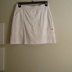 Croft & Barrow white golf skort size small